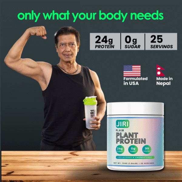 Jiri Nutrition Plain Plant Protein Unflavored and Unsweetened - Image 4