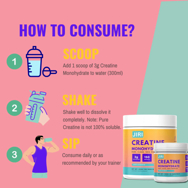 Jiri Nutrition Creatine Monohydrate - Image 6