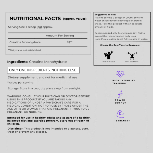 Jiri Nutrition Creatine Monohydrate - Image 3