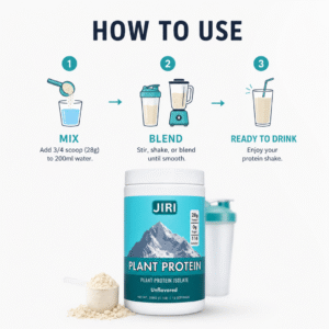 Jiri Nutrition Plain Plant Protein Unflavored and Unsweetened - Image 5