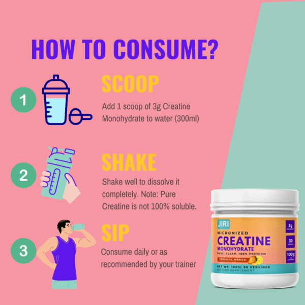 Jiri Nutrition Micronized Creatine Monohydrate - Image 6