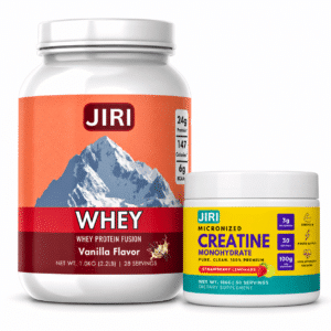 Dashain Combo Offer -  Whey Fusion 1kg Vanilla + Creatine 100g Strawberry Lemonade